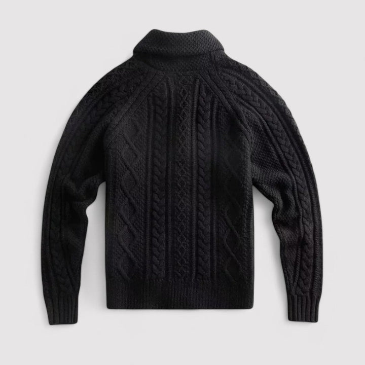 Ancien | Kings Bridge Men's Shawl Collar Cardigan afbeelding 4