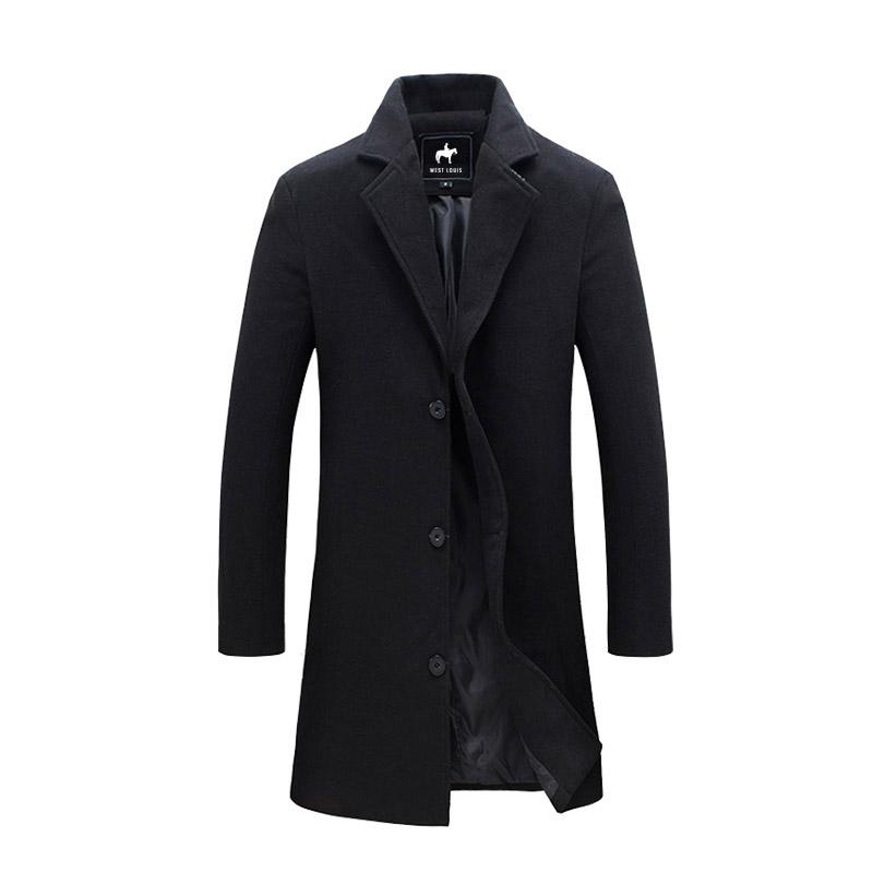 West Louis™ Business-Man Windproof Long Coat afbeelding 3