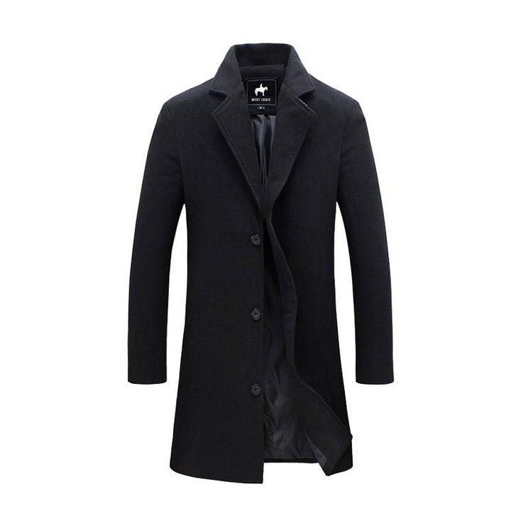 West Louis™ Business-Man Windproof Long Coat afbeelding 3