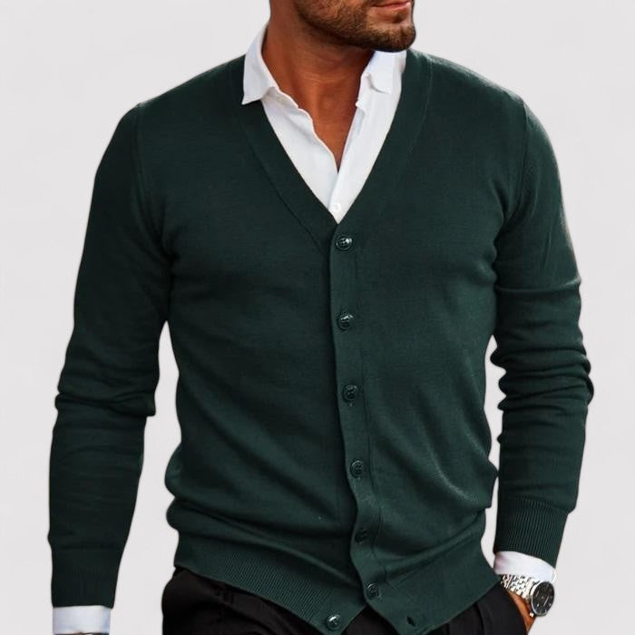 Ancien | Men's Casual Old Money Cardigan afbeelding 3