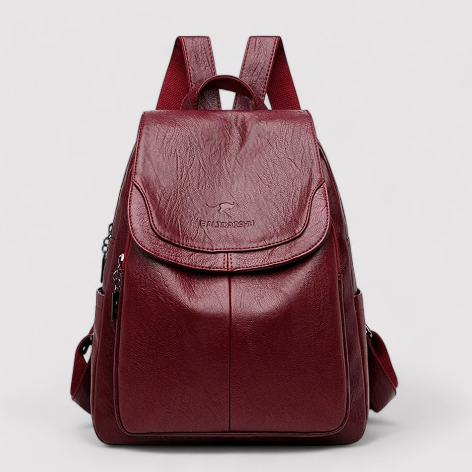 Ancien | Anti-Theft Leather Backpack afbeelding 6