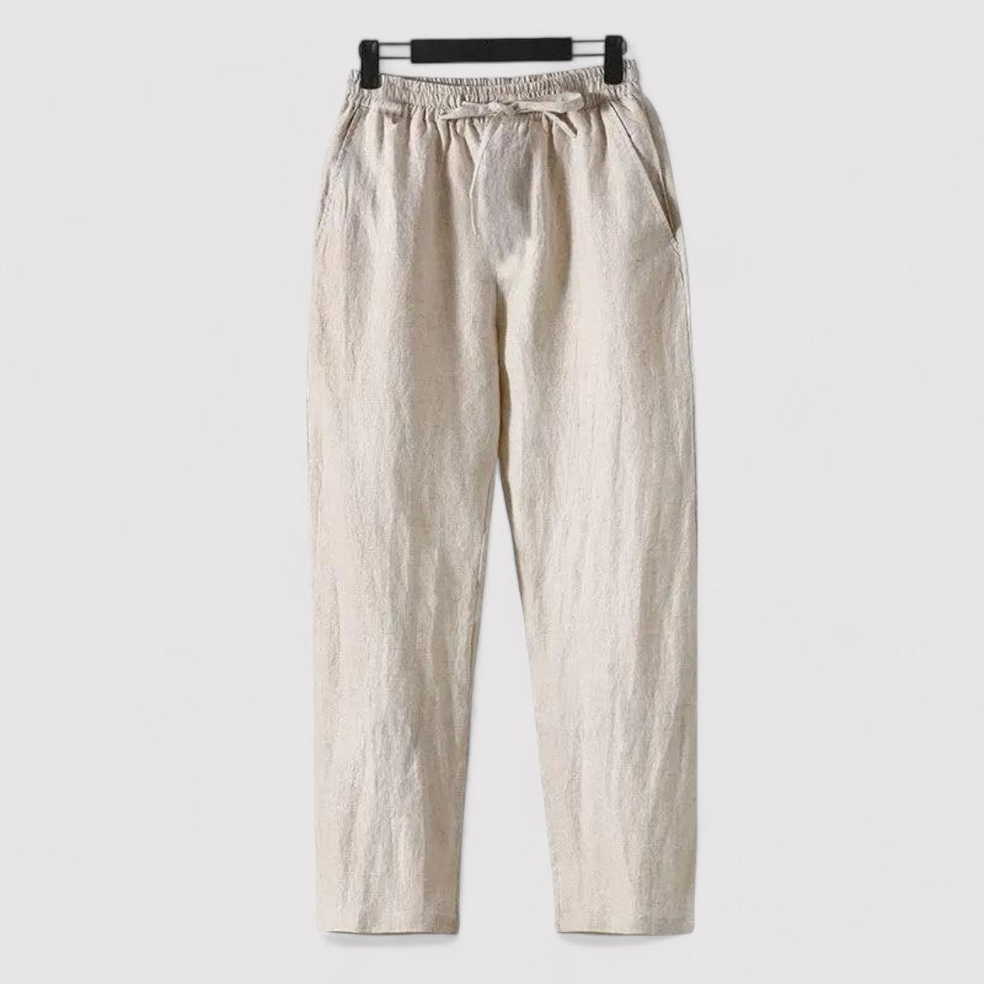 Ancien | Linen Pantalon (Straight Fit) afbeelding 1