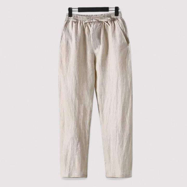 Ancien | Linen Pantalon (Straight Fit) afbeelding 1