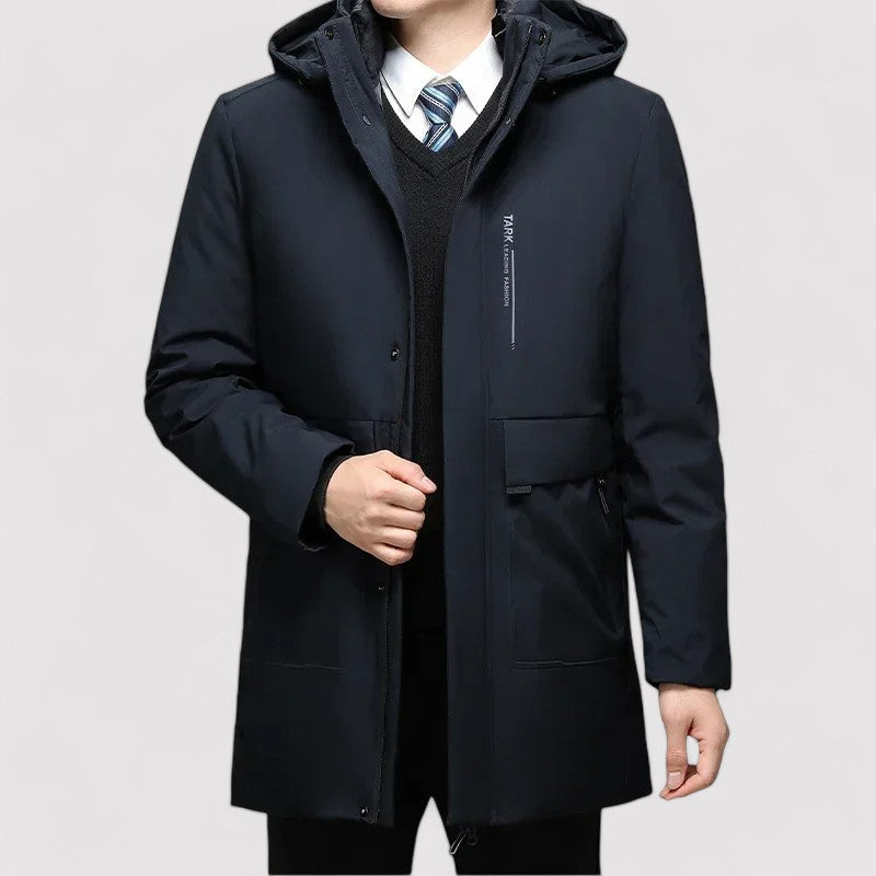Ancien | Men’s Windproof Winter Parka Jacket with Warm Lining afbeelding 4