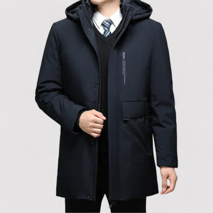 Ancien | Men’s Windproof Winter Parka Jacket with Warm Lining afbeelding 4