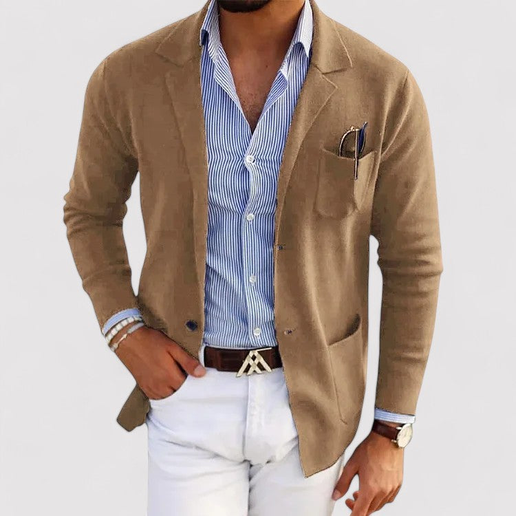 Ancien | Stylish Men's Blazer with Casual Button Pockets and Lapel Collar afbeelding 2