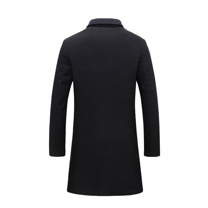 West Louis™ Business-Man Windproof Long Coat afbeelding 4