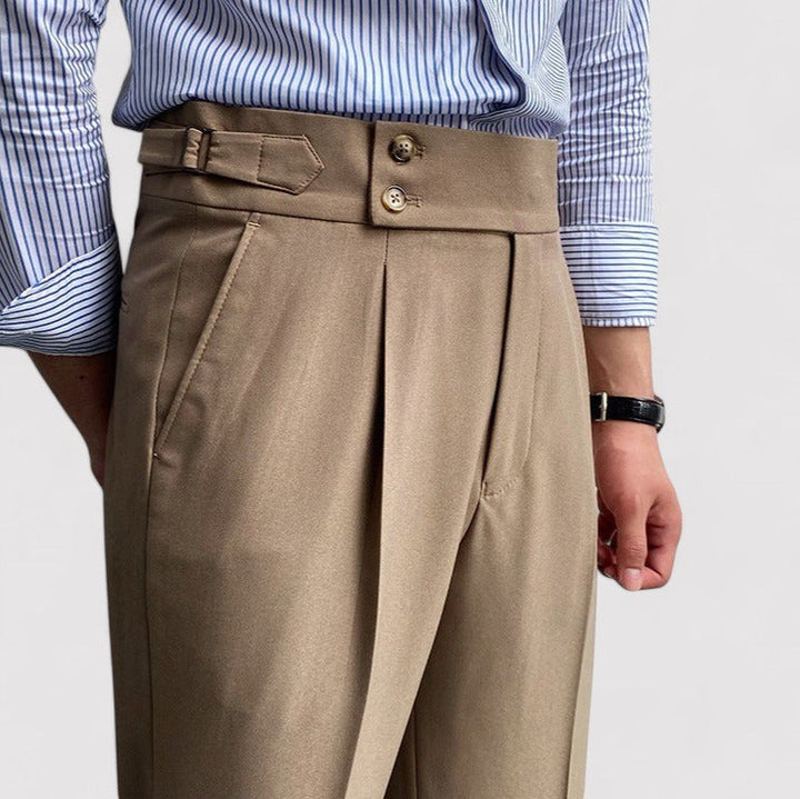 Ancien | Men's Portofino Pleated Trousers afbeelding 14