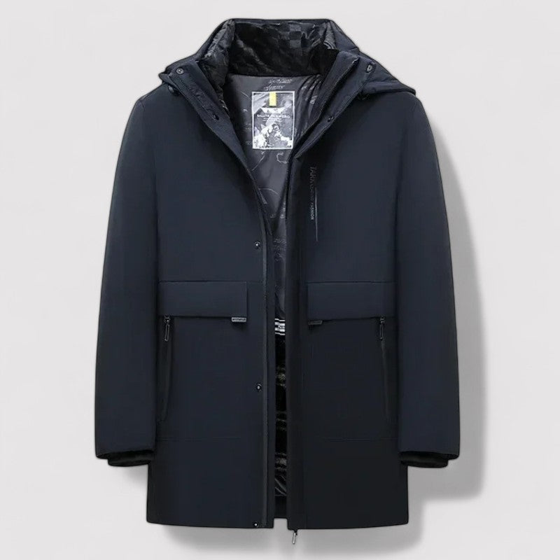 Ancien | Men’s Windproof Winter Parka Jacket with Warm Lining afbeelding 5