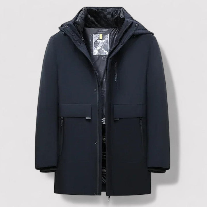 Ancien | Men’s Windproof Winter Parka Jacket with Warm Lining afbeelding 5