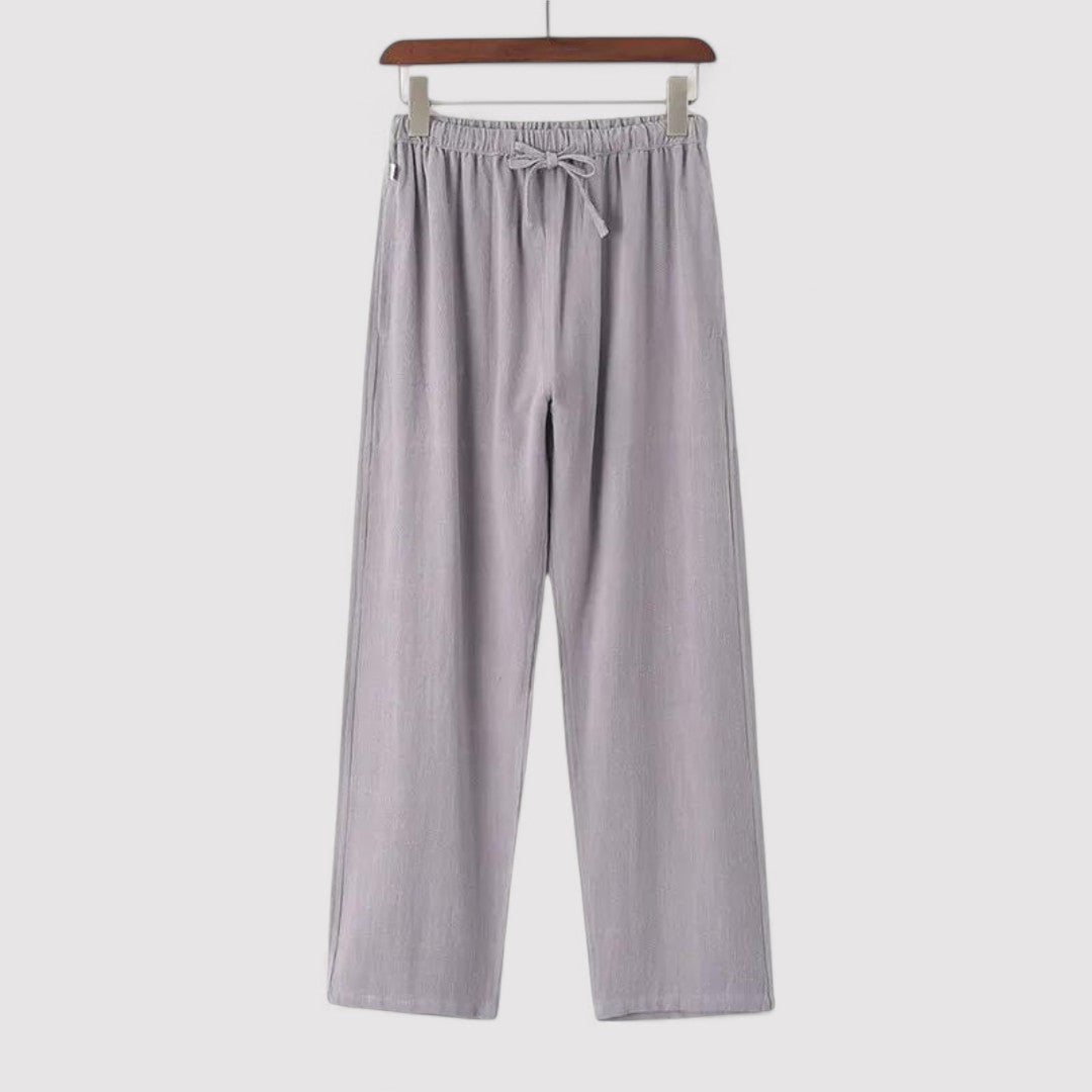 Ancien | Linen Pantalon (Oversized Fit) afbeelding 3