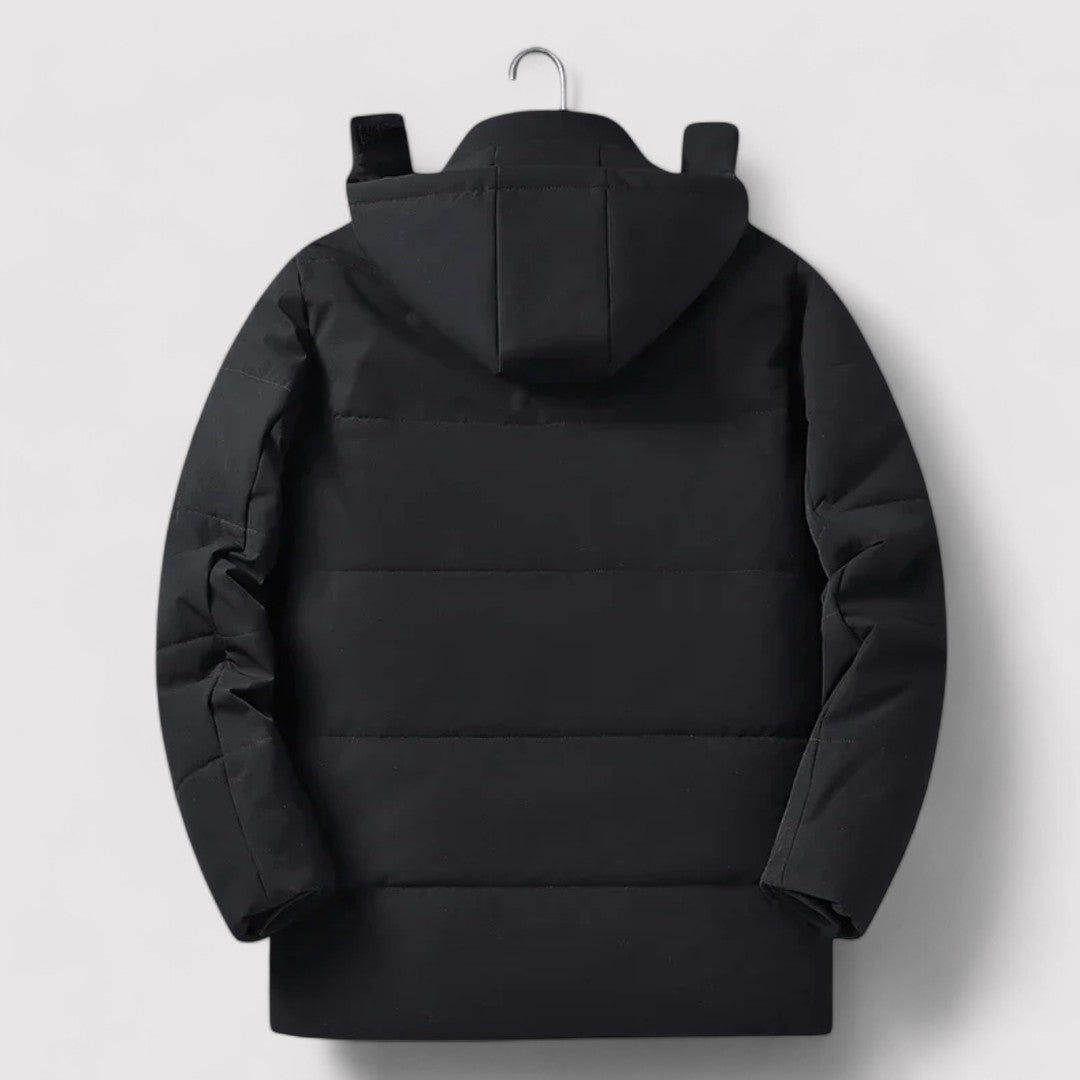 Ancien | Men’s Warm Winter Parka with Detachable Hood afbeelding 2