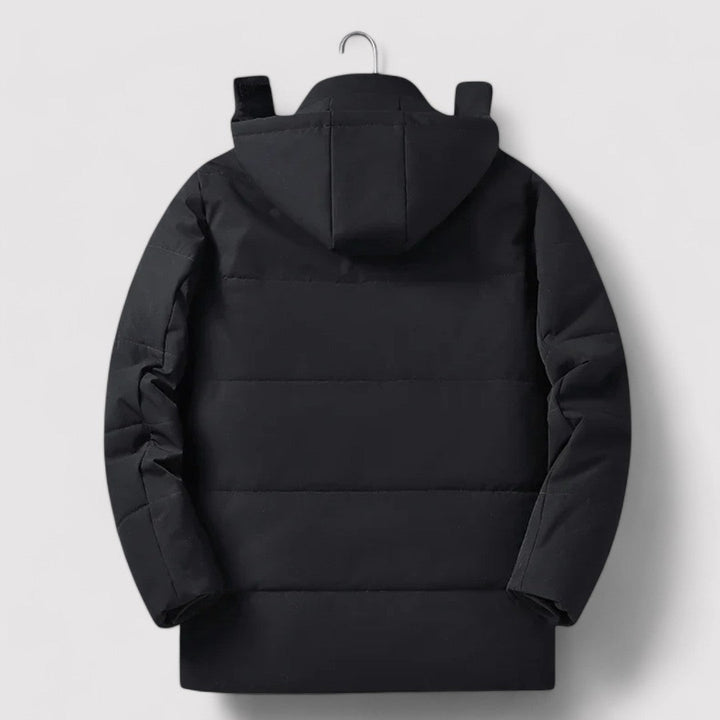 Ancien | Men’s Warm Winter Parka with Detachable Hood afbeelding 2