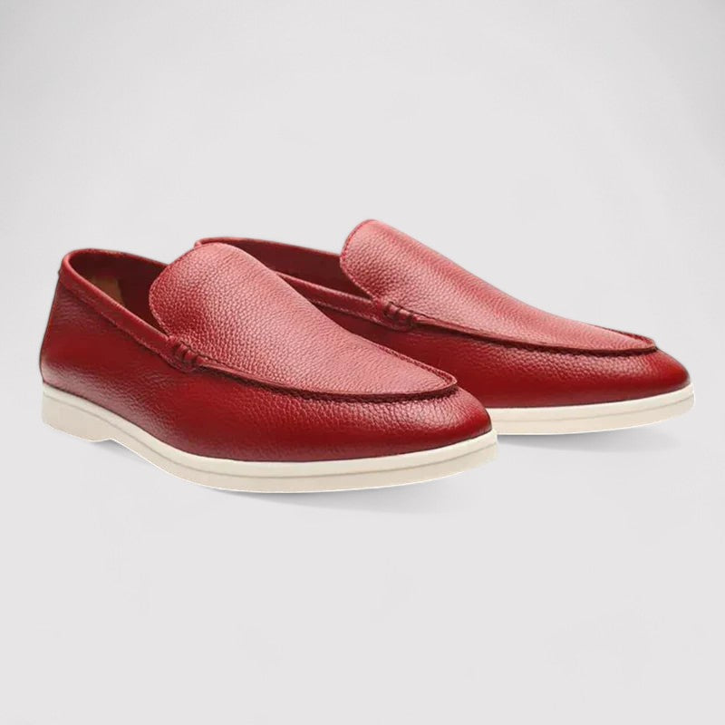 Ancien | Old Money Cowhide Leather Loafers afbeelding 6