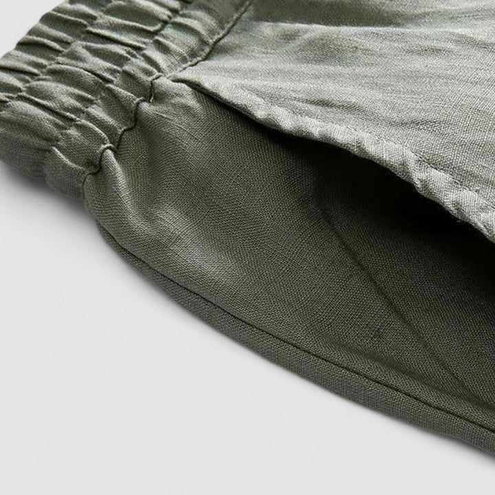 Ancien | Linen Pantalon (Straight Fit) afbeelding 6
