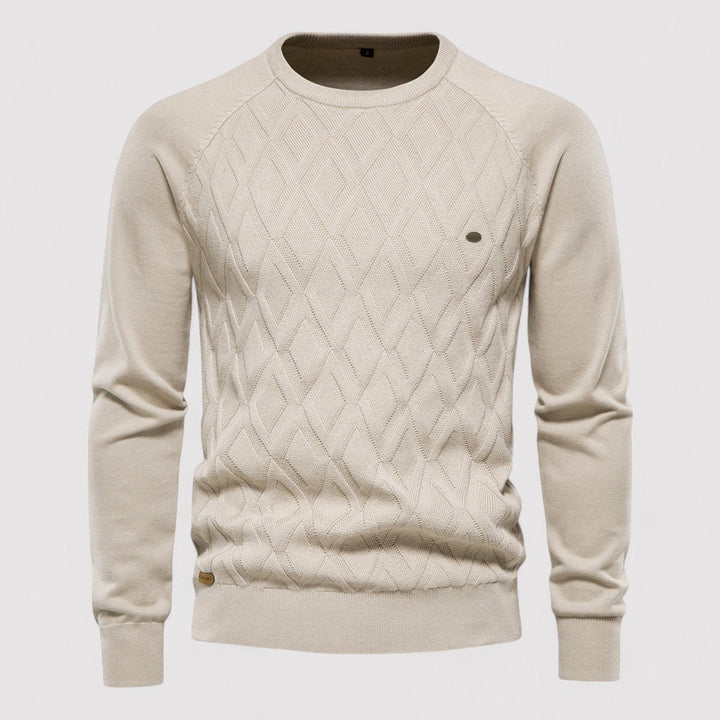 Ancien | Knitted Oxford Men's Sweater afbeelding 2