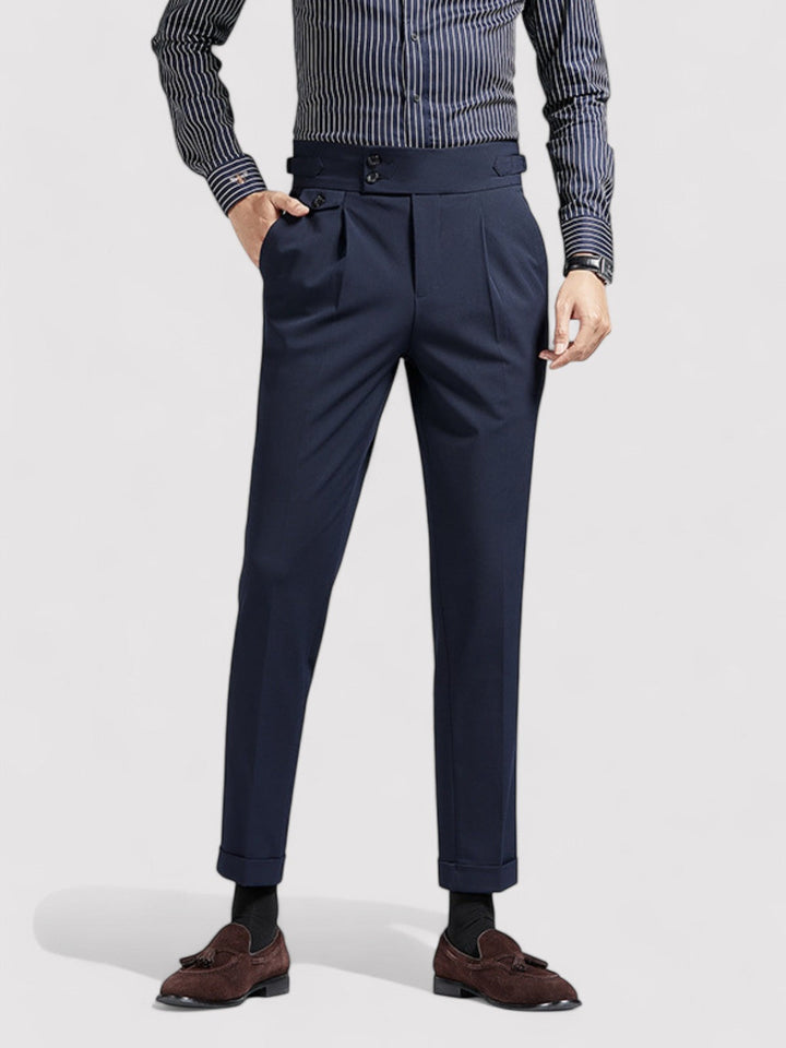 Ancien | Men's Naples Wrinkle Free High-Waist Pantalon afbeelding 2