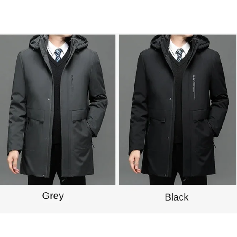 Ancien | Men’s Windproof Winter Parka Jacket with Warm Lining afbeelding 8