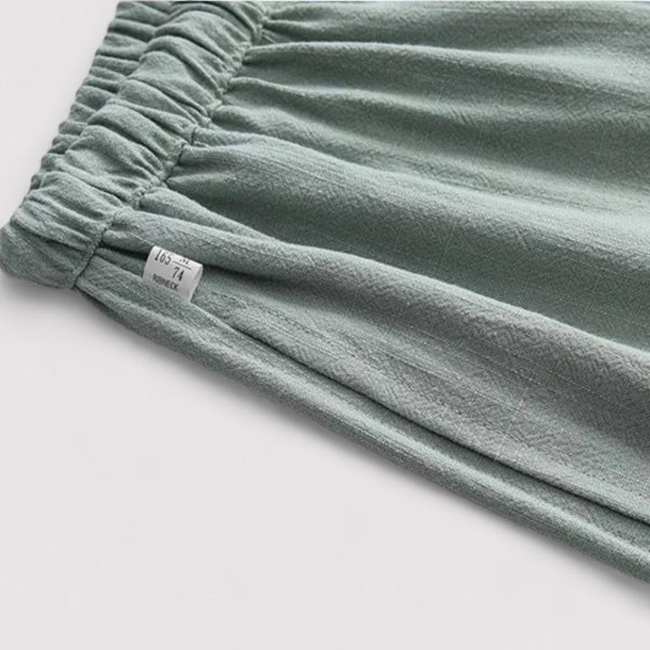 Ancien | Linen Pantalon (Oversized Fit) afbeelding 6