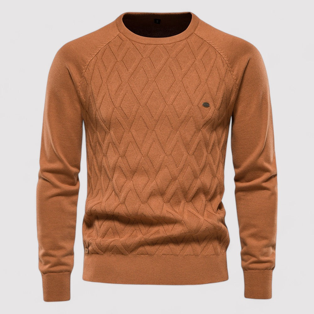 Ancien | Knitted Oxford Men's Sweater afbeelding 1