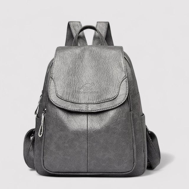 Ancien | Anti-Theft Leather Backpack afbeelding 9