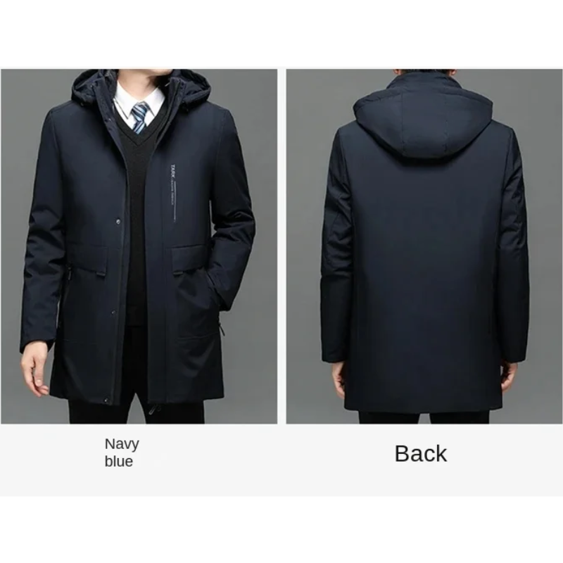 Ancien | Men’s Windproof Winter Parka Jacket with Warm Lining afbeelding 12