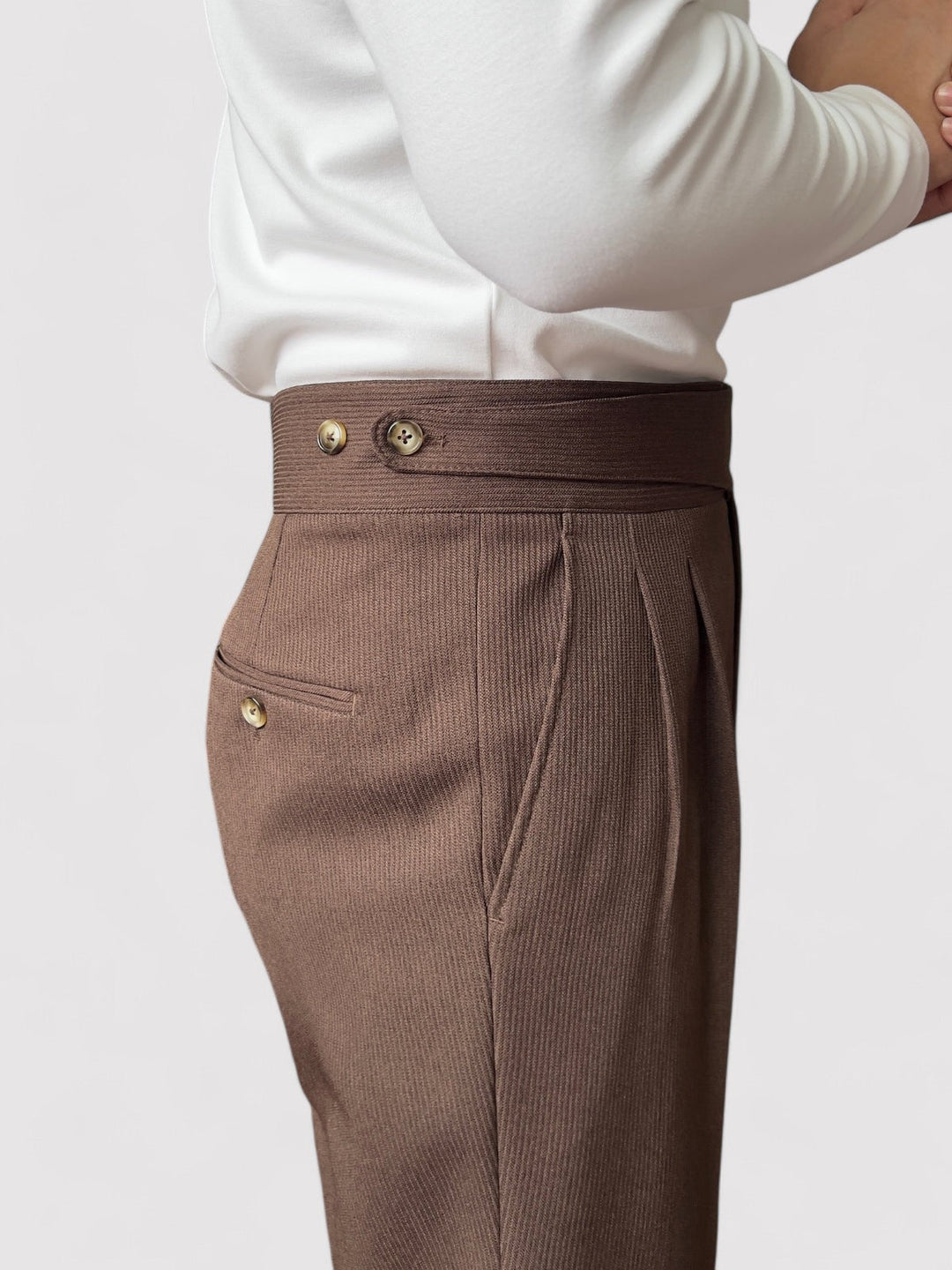 Ancien | Men's Old Money High Waist Gurkha Pantalon afbeelding 7