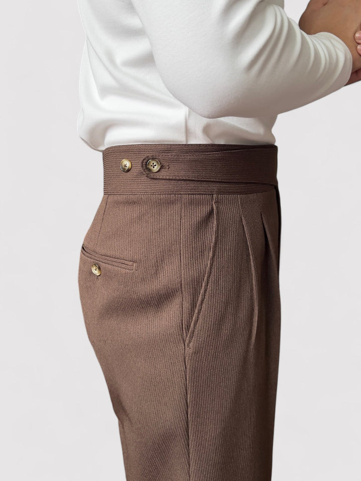 Ancien | Men's Old Money High Waist Gurkha Pantalon afbeelding 7