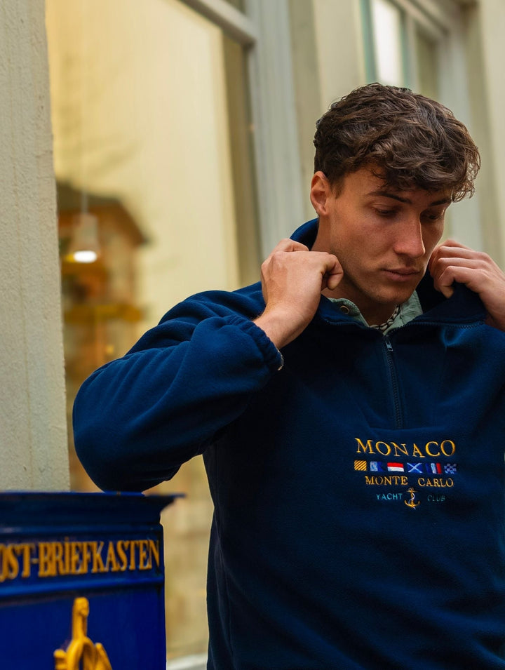 Ancien | Old Money Monaco Sweater with Zipper afbeelding 2