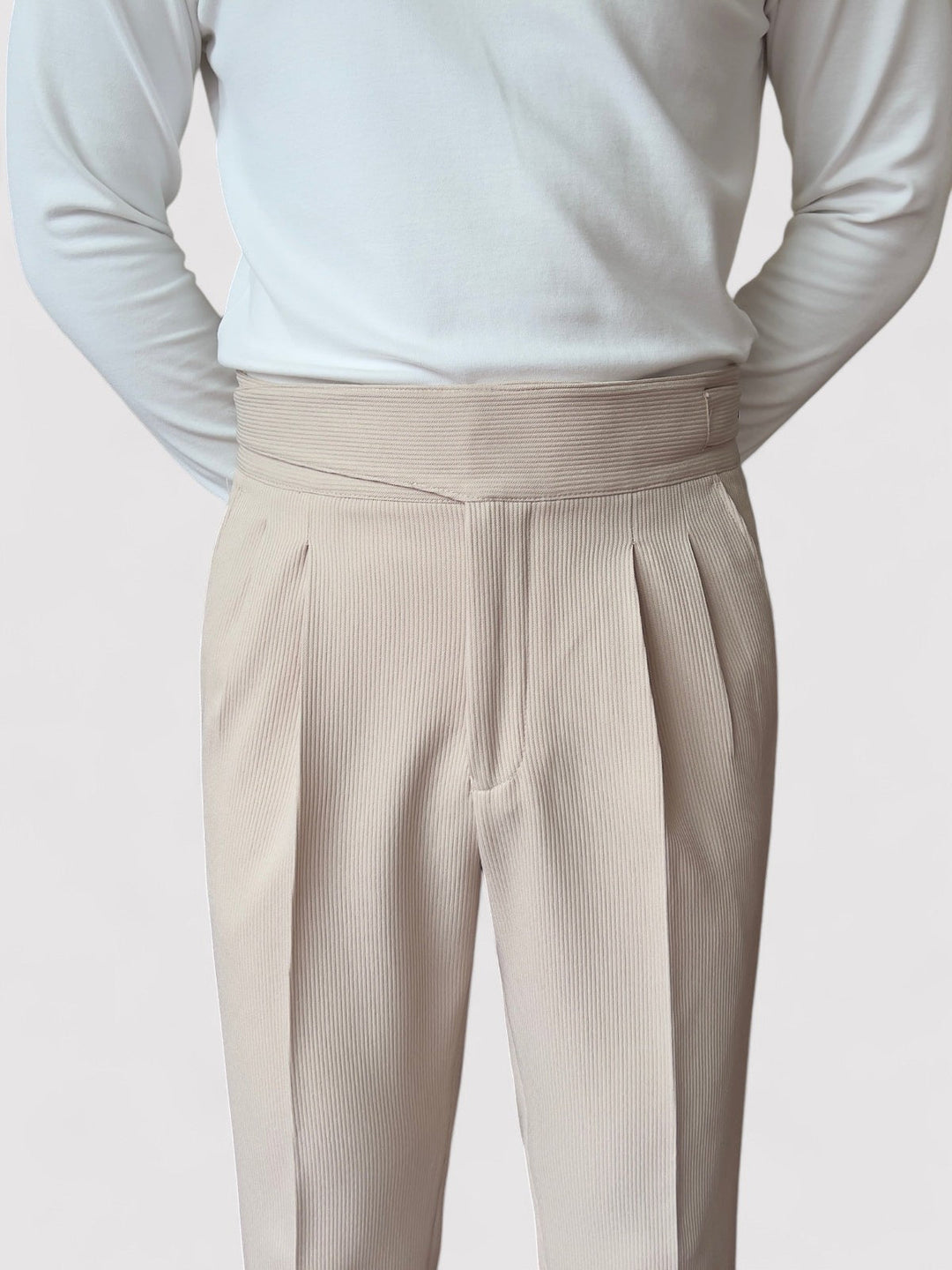 Ancien | Men's Old Money High Waist Gurkha Pantalon afbeelding 1