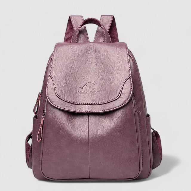 Ancien | Anti-Theft Leather Backpack afbeelding 10