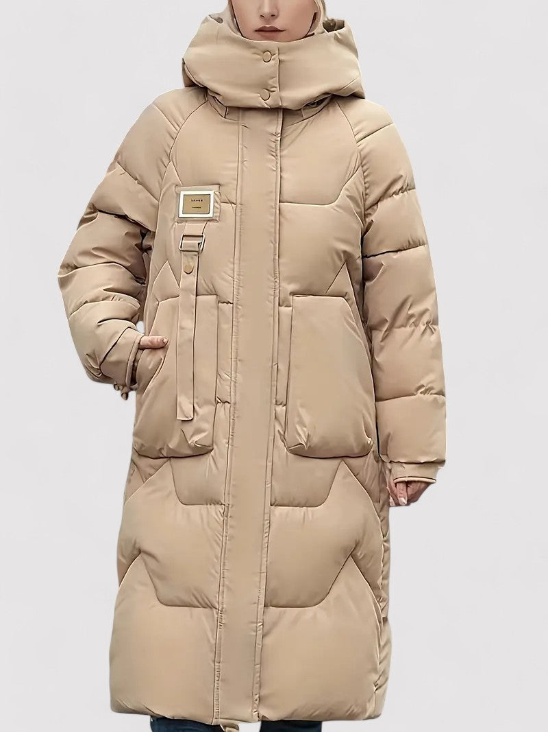 Ancien | Women's Warm Long Hooded Winter Coat afbeelding 6