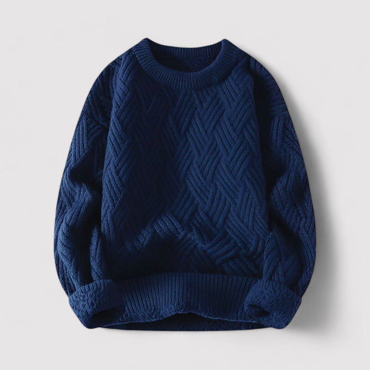 Ancien | Herringbone Cable Knit Sweater afbeelding 1