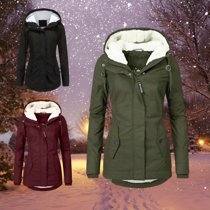 Lila | Stylish women's raincoat with hood