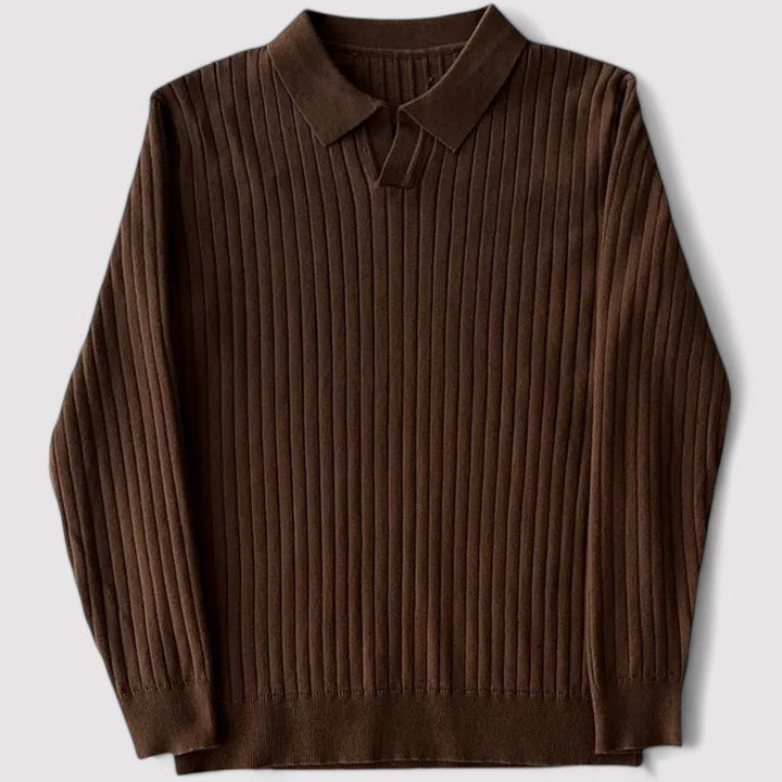 Ancien | Casual Sweatshirt with Collar afbeelding 6