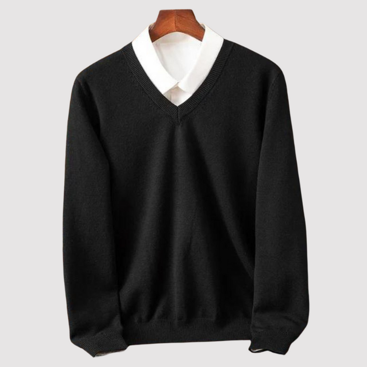 Ancien | Premium Men's Classic V-Neck Sweater afbeelding 4