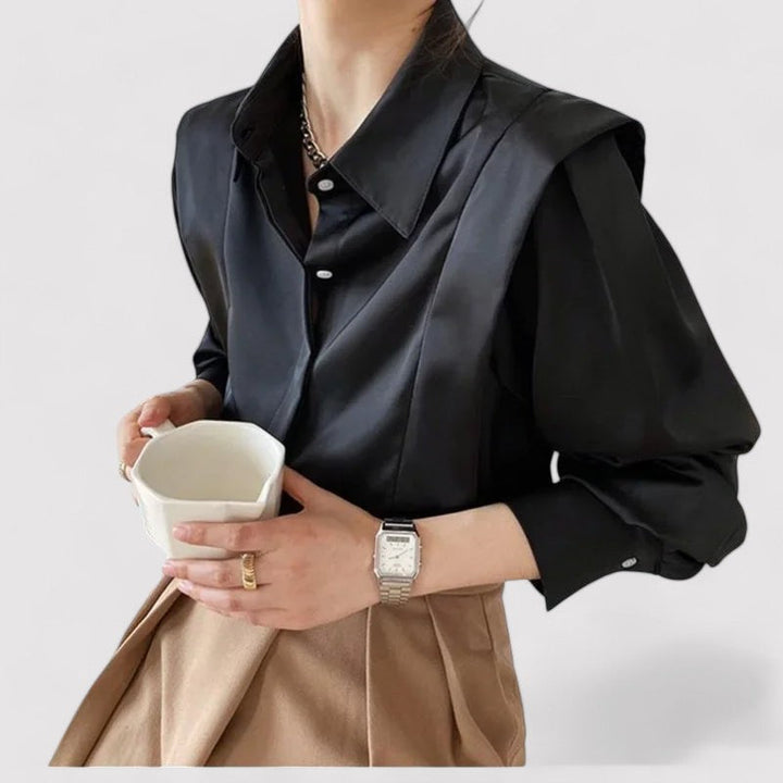 Ancien | Elegant Long-Sleeved Blouse afbeelding 6