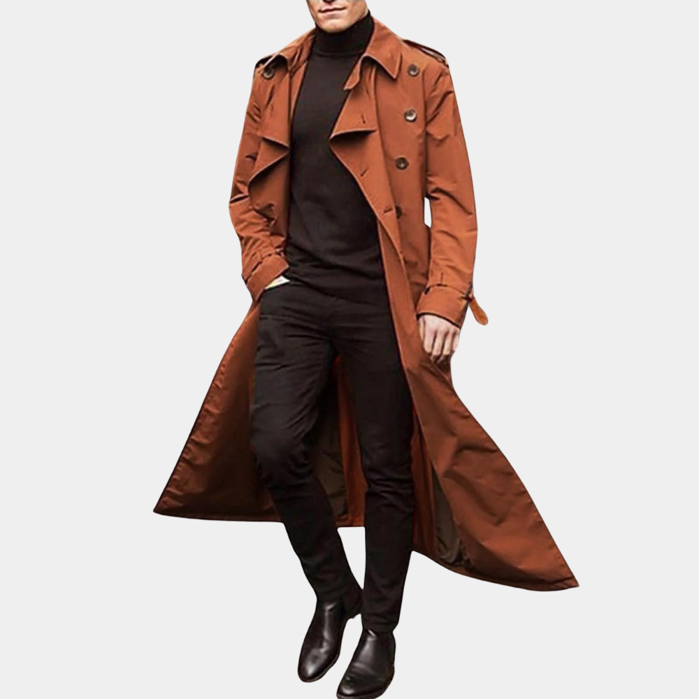 MILES | Casual Waterproof Trench Coat for Men afbeelding 1