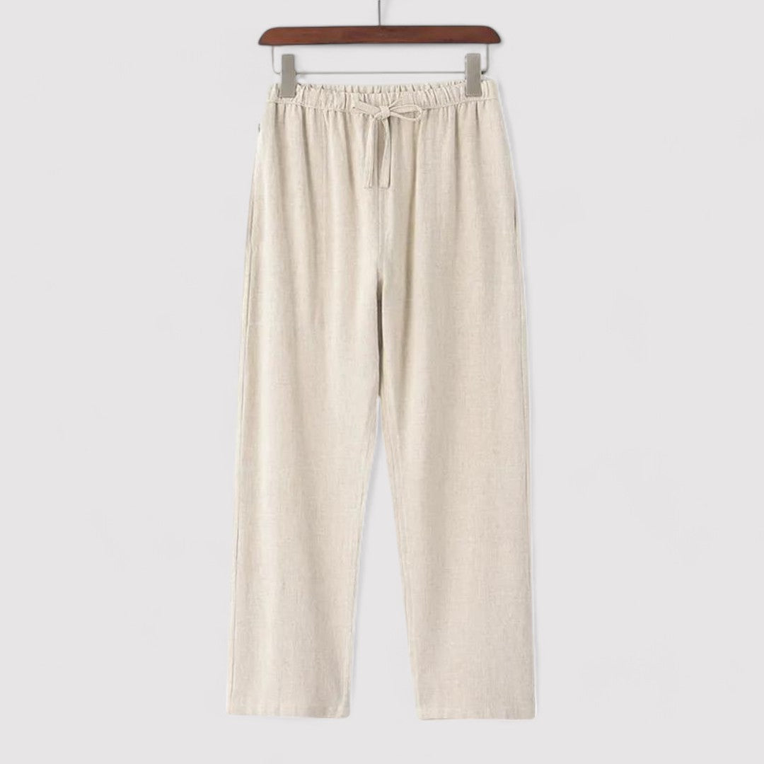 Ancien | Linen Pantalon (Oversized Fit) afbeelding 1