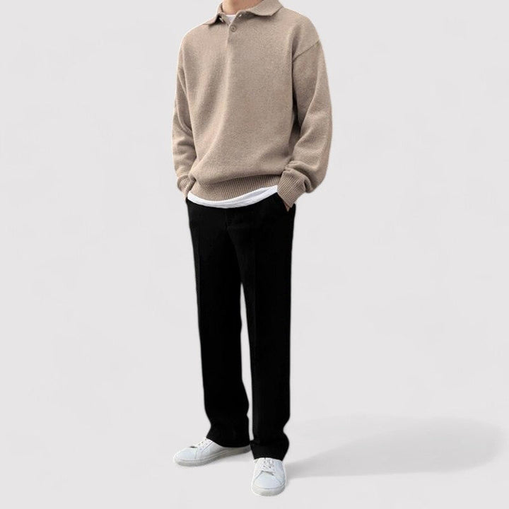 Ancien | Wool Button Half Zip afbeelding 2
