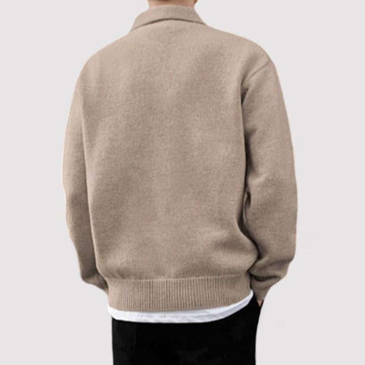 Ancien | Wool Button Half Zip afbeelding 4