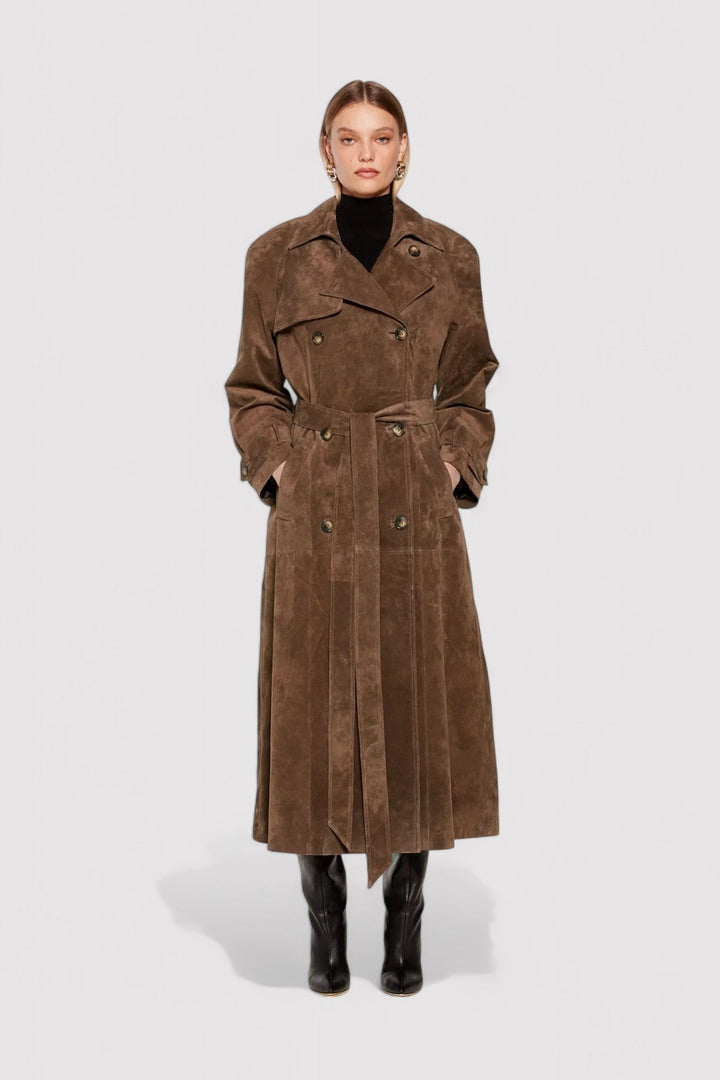 Ancien | Women's Faux Leather Coat afbeelding 2