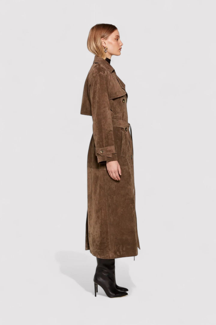 Ancien | Women's Faux Leather Coat afbeelding 3