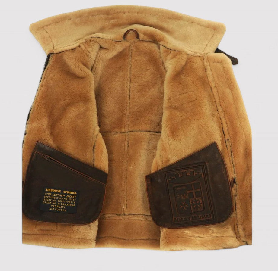 Ancien | Men's Classic Pilot Jacket afbeelding 3