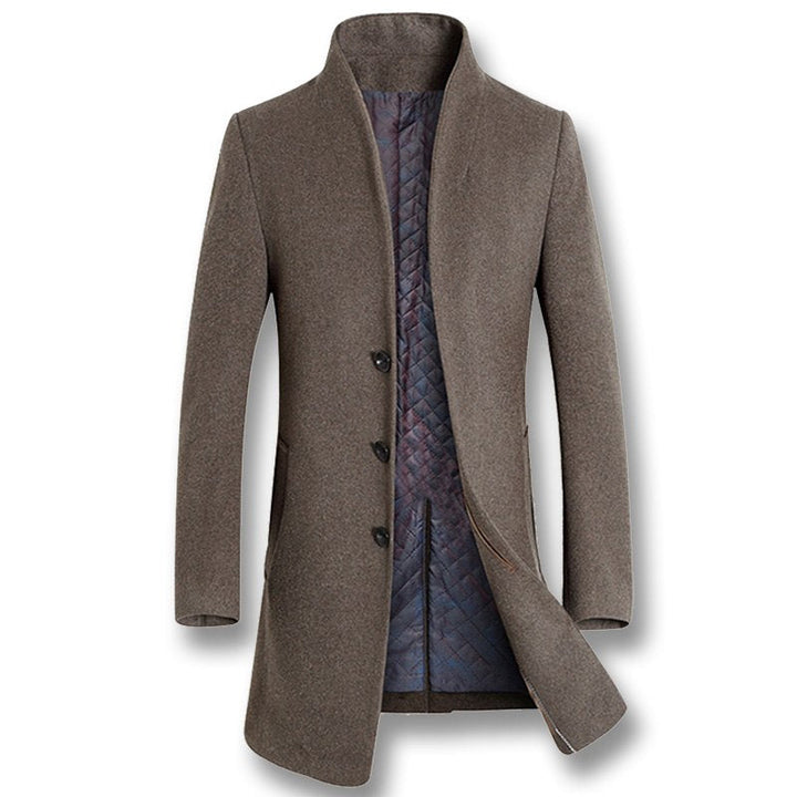 West Louis™ Winter Woolen Long Peacoat afbeelding 6