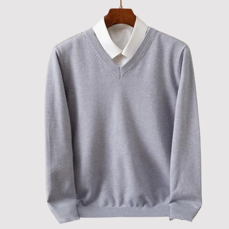 Ancien | Premium Men's Classic V-Neck Sweater afbeelding 2