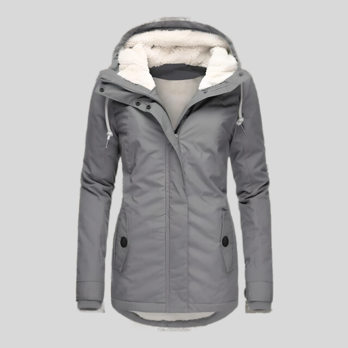 Maggie | Long and Waterproof Winter Coat with Hood and Warm Lining afbeelding 1