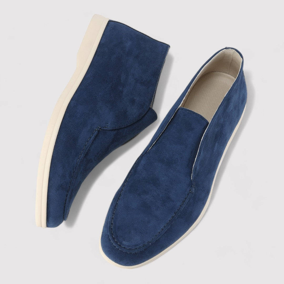 Ancien | Old Money High Suede Loafers afbeelding 2