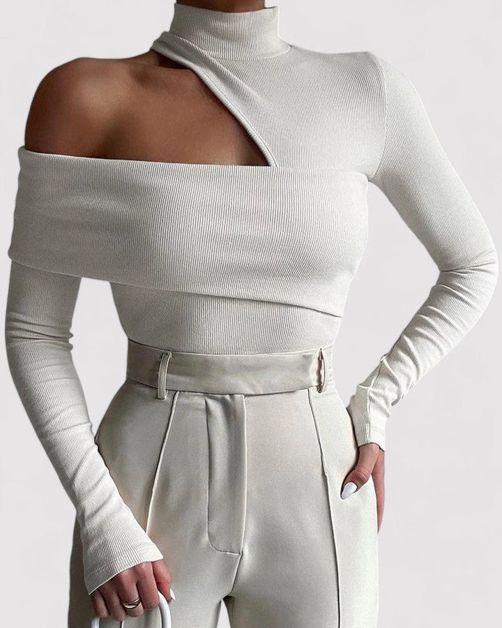 Ancien | Slanted Neckline Top afbeelding 1