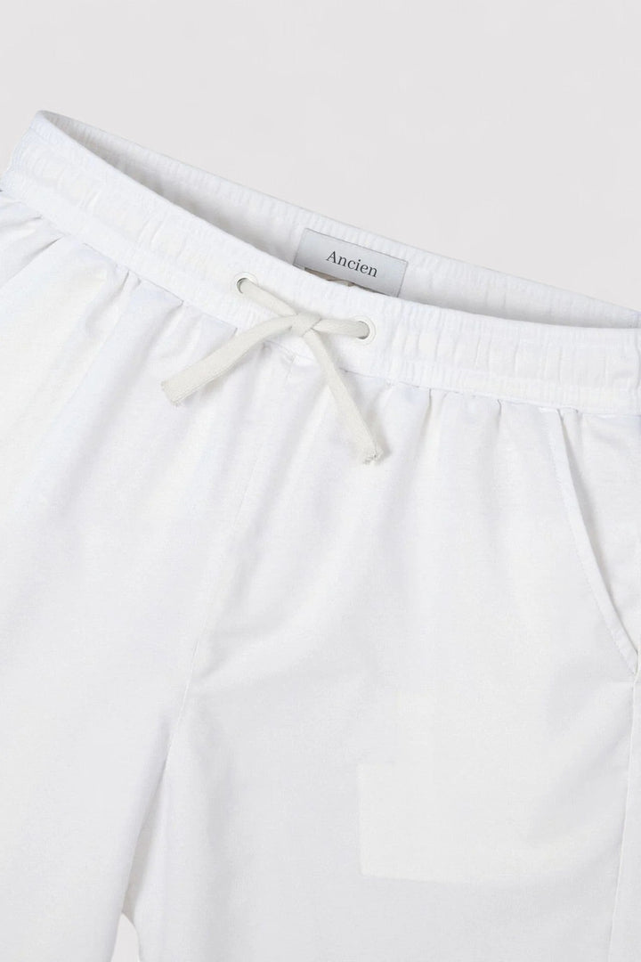 Ancien | Men's Old Money Cotton & Linen Blend Drawstring Pants afbeelding 3